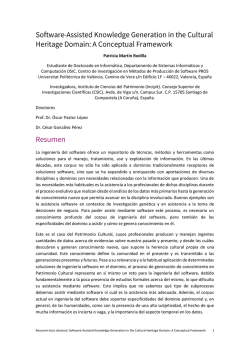 Patricia Mart&iacute;n Rodilla Estudiante de Doctorado en Inform&aacute;tica