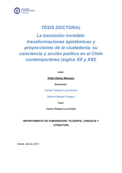 La transici&oacute;n invisible: transformaciones - e