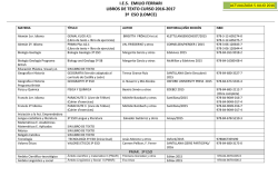 libros de texto de 3&ordm; y 4&ordm; de la eso