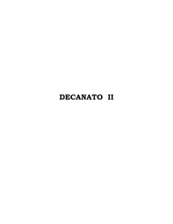 DECANATO II