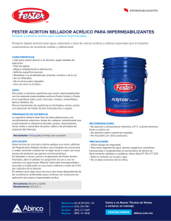 Ficha t&eacute;cnica Acriton Descargar pdf