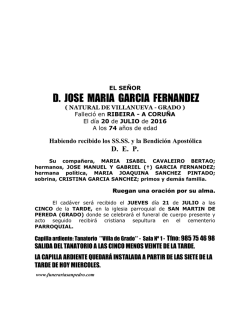 la se&ntilde;ora - Funeraria San Pedro