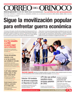 Sigue la movilizaci&oacute;n popular
