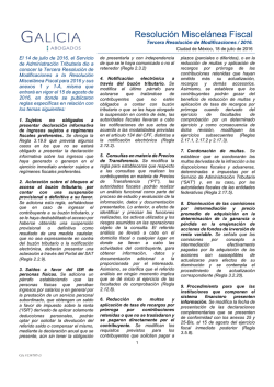 El 14 de julio de 2016, el Servicio de Administraci&oacute;n Tributaria dio a