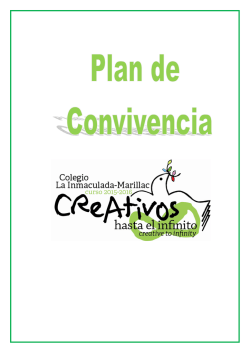 Plan de convivencia - Colegio La Inmaculada Marillac