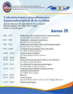 programa - Asociaci&oacute;n Mexicana de Cirug&iacute;a General