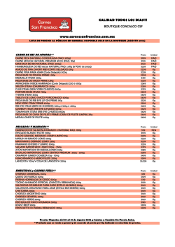 BOUTIQUE COACALCO CSF www.carnessanfrancisco.com.mx