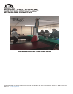 Doctor Willebaldo G&oacute;mez Zuppa, L&iacute;nea de Estudios Laborales