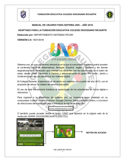 manual de usuario sistema uno