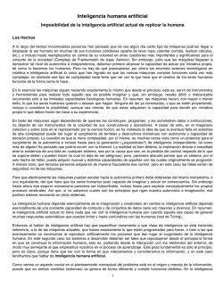 Inteligencia humana artificial