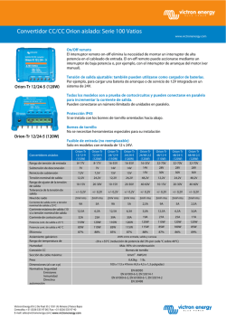 Orion-Tr DC-DC Converters, isolated