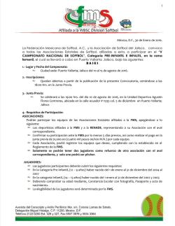 Preinfantil e infantil Jalisco 2016