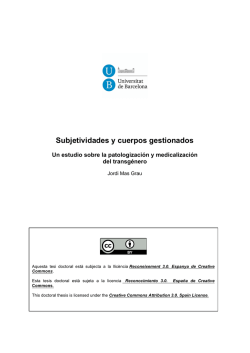 Subjetividades y cuerpos gestionados