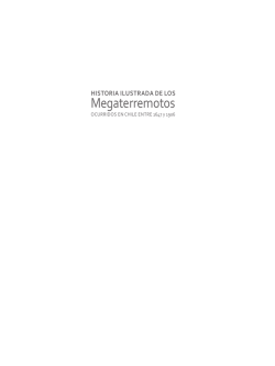 Megaterremotos - Ediciones Universitarias de Valpara&iacute;so PUCV