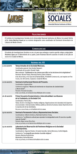 Descargue el bolet&iacute;n "Lunes Informativo"