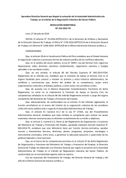 Aprueban Directiva General que Regula la actuaci&oacute;n de la