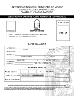 convocatoria - Gabino Barreda