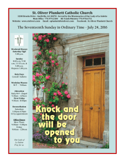 here - St Oliver Plunkett Catholic Church