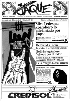 ilva Ledesma corrobor&oacute; lo &middot;adelantado por Jaque