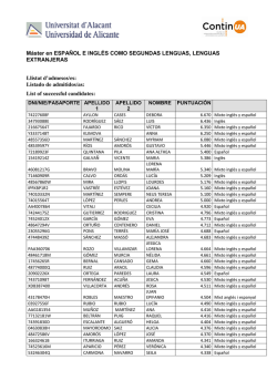 Espa&ntilde;ol e Ingl&eacute;s como Segundas Lenguas, Lenguas Extranjeras