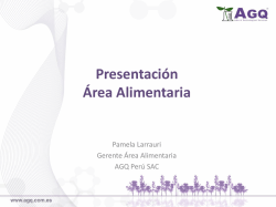 &Aacute;rea Alimentaria AGQ Labs Per&uacute;
