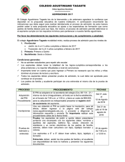 COLEGIO AGUSTINIANO TAGASTE