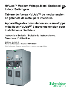 HVL/cb&trade; Medium Voltage, Metal-Enclosed