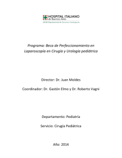 Programa - Hospital Italiano de Buenos Aires