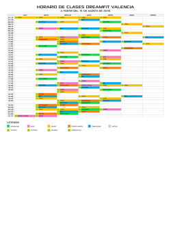 Descargar horario de clases