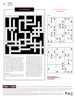 sudoku crucigrama