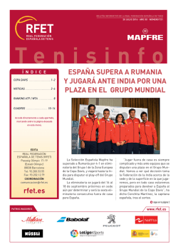 Tenis Info N&ordm; 721