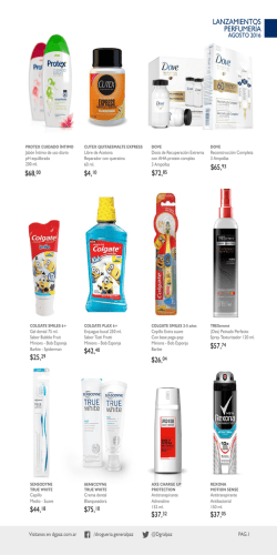 LANZAMIENTOS PERFUMER&Iacute;A