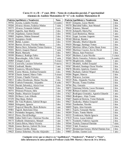 Notas parcial - 2da. oportunidad Archivo