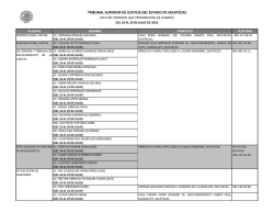 TRIBUNAL SUPERIOR DE JUSTICIA DEL ESTADO DE ZACATECAS