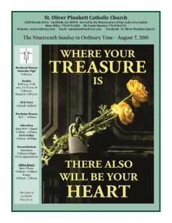 here - St Oliver Plunkett Catholic Church