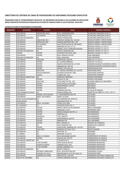 directorio de centros de canje de proveedores