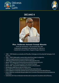 Decanato II - Di&oacute;cesis de Lur&iacute;n