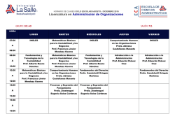 Licenciatura en Administraci&oacute;n de Organizaciones