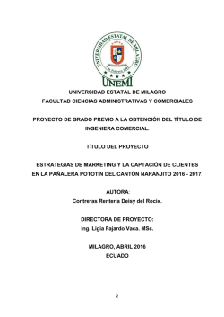estrategias de marketing y la captaci&oacute;n de clientes en la pa&ntilde;alera
