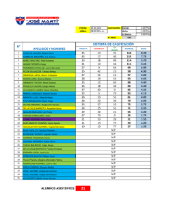 sistema de calificaci&oacute;n - colegio de ciencias jose marti