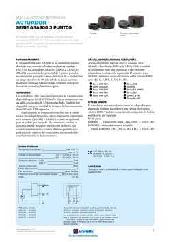 actuador serie ara600 3 puntos