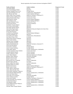 Lista Oficial de Becarios - Direcci&oacute;n General de Posgrado e