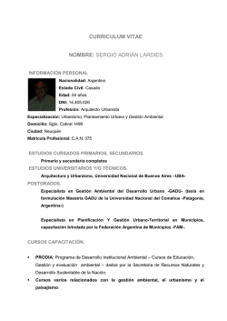 CURRICULUM VITAE