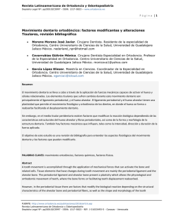 1 Movimiento dentario ortod&oacute;ncico