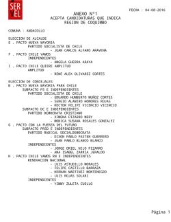 anexo n&deg;1 - Servicio Electoral