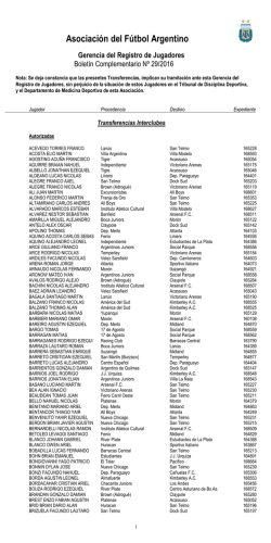 boletin jugadores 29-2016