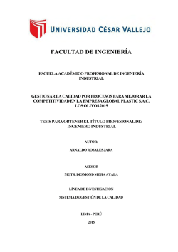 facultad de ingenier&iacute;a - Repositorio de la Universidad Cesar Vallejo