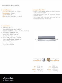 &bull; tama&ntilde;o 80 cm &bull; tipo de dise&ntilde;o: telesc&oacute;pica &bull; capacidad de