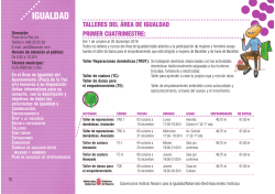 Oferta de cursos y talleres 2016-2017