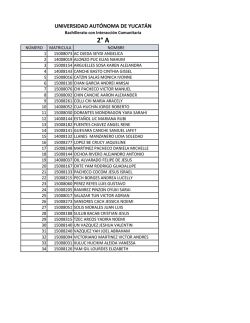 UNIVERSIDAD AUT&Oacute;NOMA DE YUCAT&Aacute;N